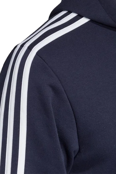 Adidas Klasická Mikina s Kapucí 3 Pruhy