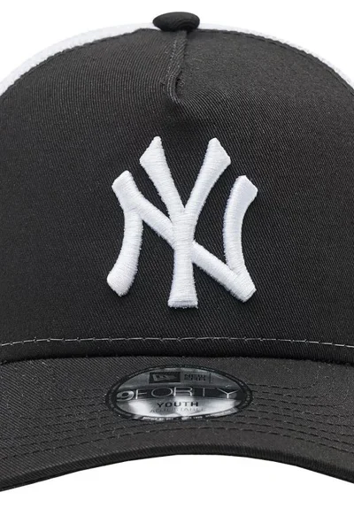 New Era Juniorská Kšiltovka New York Yankees Trucker Černá/Bílá