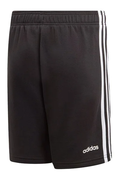 Adidas Essentials Juniorské Šortky s Třemi Pruhy - Černé