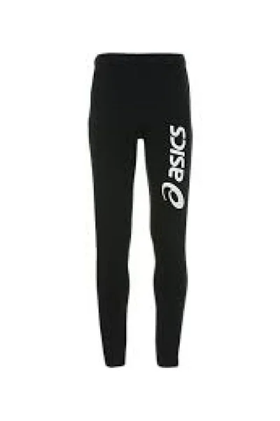 Černé dětské sportovní kalhoty Asics Big Logo Sweat Jr Pant Junior 2034A208-001