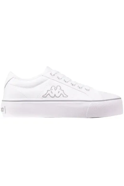 Bílo-stříbrné dámské boty Kappa Boron Low PF W 243162 1015