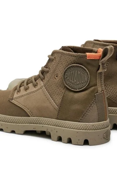 Recyklované kotníkové boty Palladium Pampa Hi Dusky Green