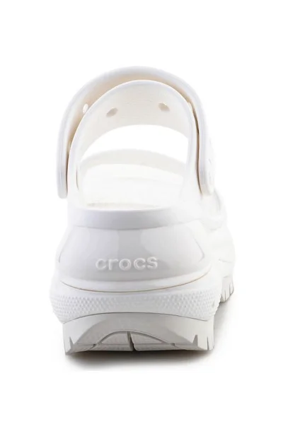 Crocs Classic Mega Crush W platformové dřeváky bílé