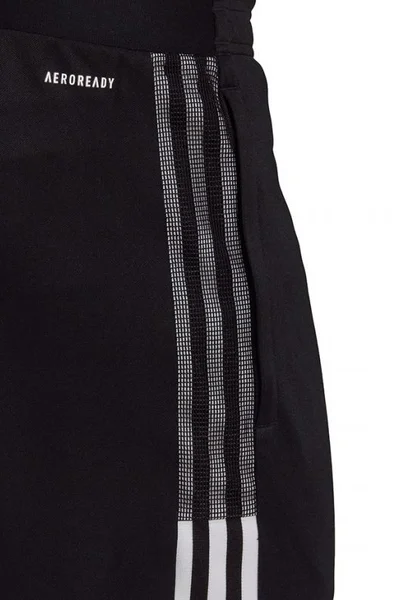 Sportovní tepláky Černá s bílou - Adidas Tiro 21