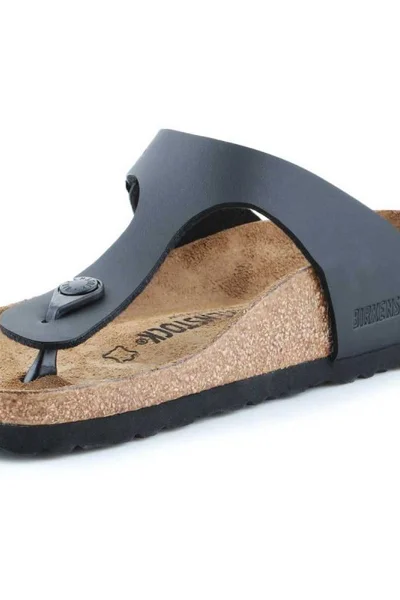 Anatomické žabky Birkenstock Gizeh W černé kůže