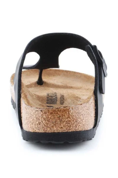 Anatomické žabky Birkenstock Gizeh W černé kůže