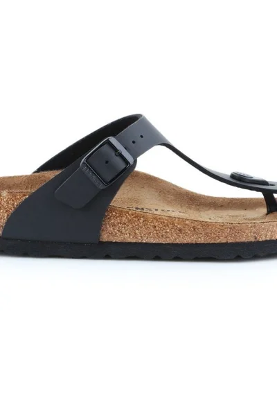 Anatomické žabky Birkenstock Gizeh W černé kůže