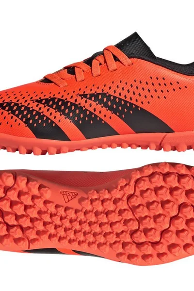 Fotbalové kopačky adidas Predator TF Jr pro děti - oranžové