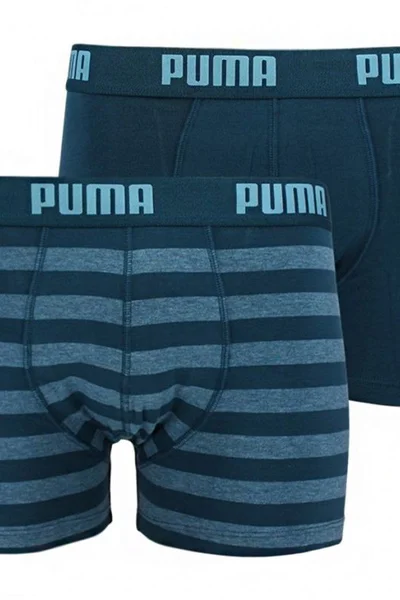 Puma pánské džínové boxerky Stripe 2 ks