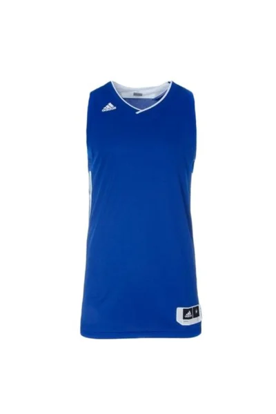 Pánské modré tričko bez rukávů Adidas E Kit JSY M CD2645