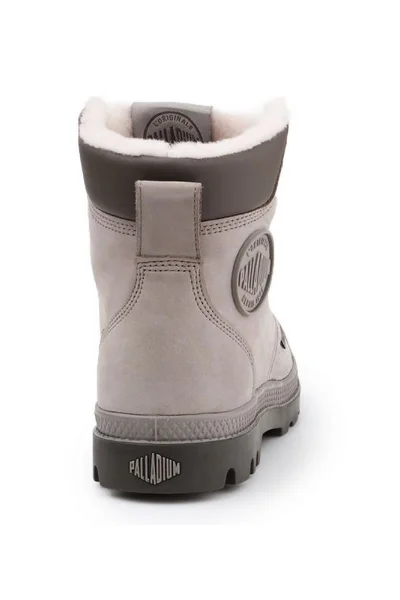 Šedé dámské boty Palladium Pampa Sport Cuff WPS W 72992-070-M