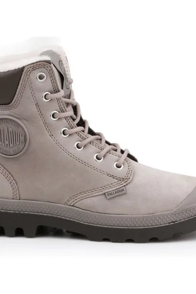 Šedé dámské boty Palladium Pampa Sport Cuff WPS W 72992-070-M