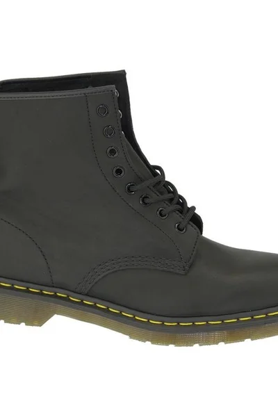 Černé kožené vysoké dřeváky Dr. Martens Unisex Dr Martens