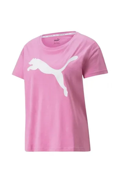 Dámské růžové tričko Puma Rtg Logo Tee Opera