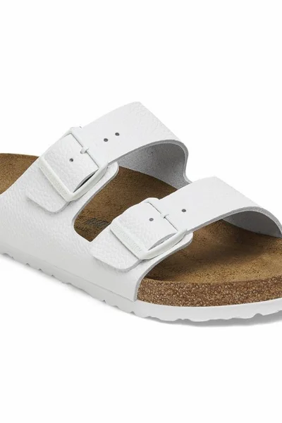 Žabky Birkenstock Arizona BF W - bílé - Birko-Flor®