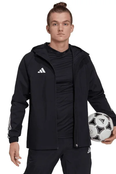 Adidas Tiro pánská all-weather mikina s kapucí