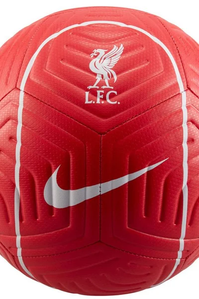 Fotbalový míč Nike Liverpool FC Strike červený