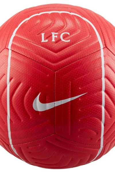 Fotbalový míč Nike Liverpool FC Strike červený