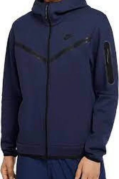 Pánská černá mikina Nike Tech Fleece s kapucí