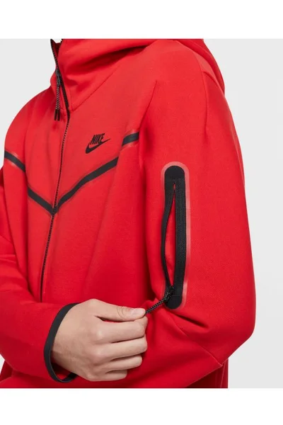 Pánská černá mikina Nike Tech Fleece s kapucí