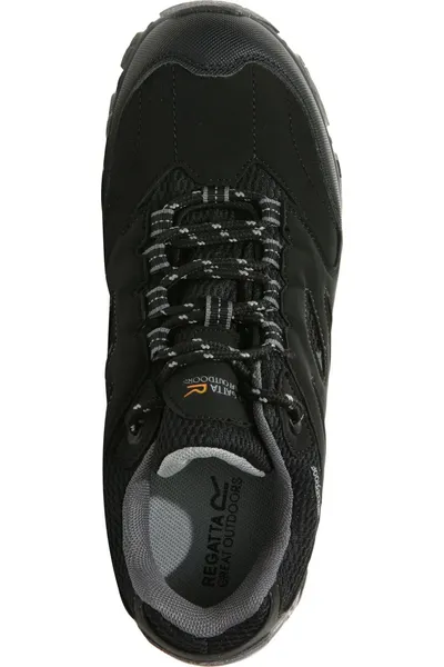 Dětské černé trekové boty Regatta RKF572 Low Jnr 9V8