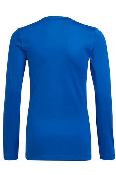 Modré dětské termo tričko Adidas Techfit Compression Jr H23155