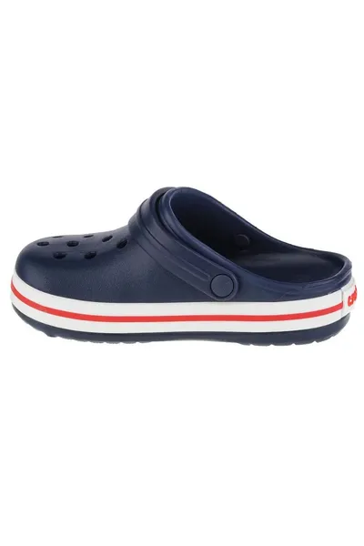 Tmavě modré dětské pantofle Crocs Crocband Clog K Jr 207006-485