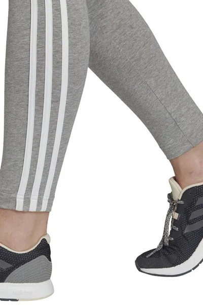 Legíny adidas Essentials 3 Stripes Tight W dámské šedé