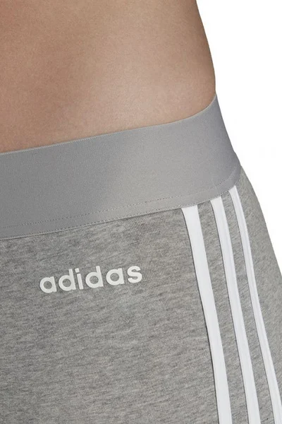 Legíny adidas Essentials 3 Stripes Tight W dámské šedé