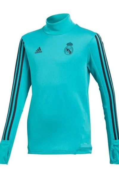 Modrá dámská mikina Adidas Real Madrid Training Top Jr CV4690