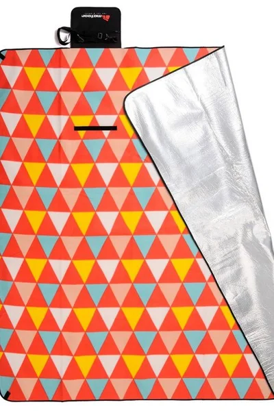 Pikniková deka se vzorem trojúhelníků Meteor 200x200 cm
