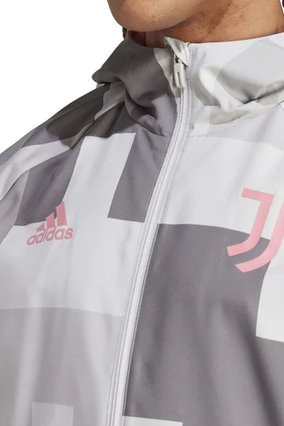 Zipová pánská bunda Juventus s vestavěnou digestoří - Adidas