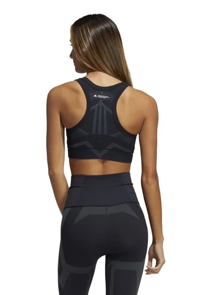 Sportovní černá podprsenka Studio 2Tone Bra Adidas