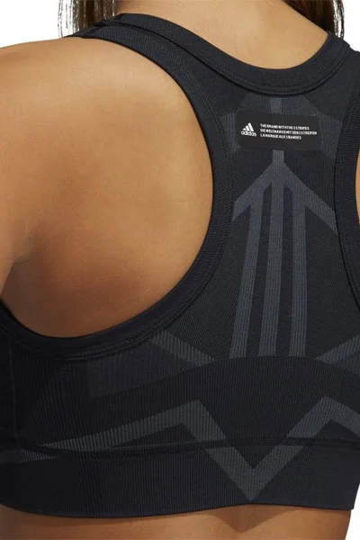 Sportovní černá podprsenka Studio 2Tone Bra Adidas