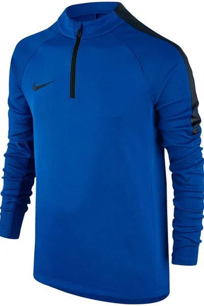 Modrá dětská mikina Nike Squad Football Drill Top Junior 807245-453