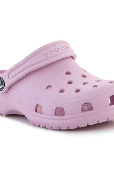 Crocs dětské klasické žabky růžové