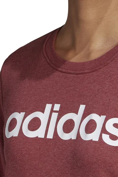 Adidas Dámská Mikina Essentials Linear Crewneck Maroon