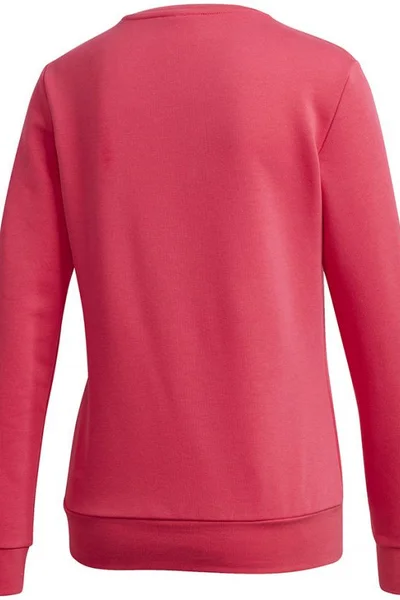 Dámská růžová mikina Adidas Essentials Linear Crewneck