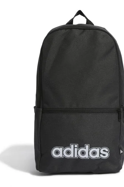 Adidas Classic černý denní batoh s kapsami na zip