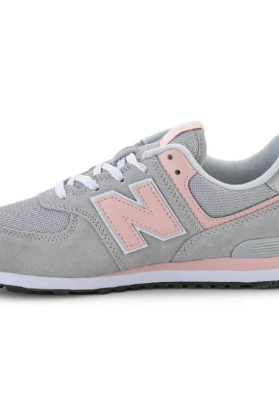 New Balance Dívčí Sportovní Boty - Šedorůžové