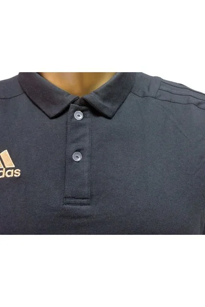Černé pánské polo tričko Adidas MiTiro 18 M CE7423