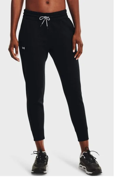 Černé dámské kalhoty Under Armour Rival Fleece Mesh Pants W 1365849 001