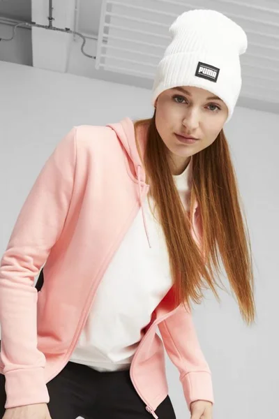 Zimní čepice Puma Classic White - univerzální velikost