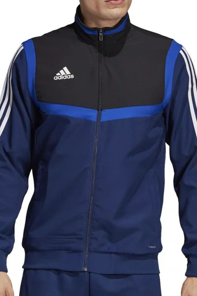 Modré fotbalové tričko Adidas Tiro 19 PRE JKT M DT5267