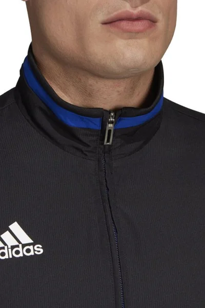 Modré fotbalové tričko Adidas Tiro 19 PRE JKT M DT5267