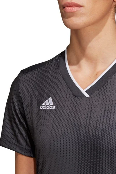 Černé dámské tréninkové tričko Adidas Tiro 19 W DP3187