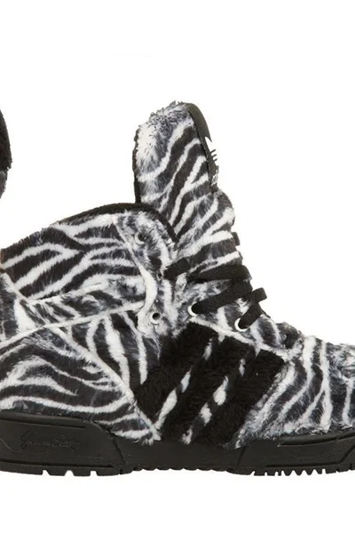 Adidas Originals Jeremy Scott dětské boty Zebra