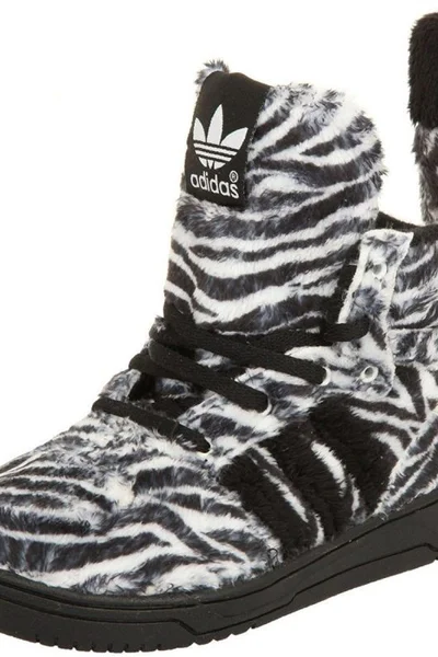 Adidas Originals Jeremy Scott dětské boty Zebra