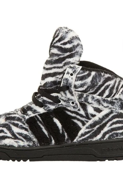 Adidas Originals Jeremy Scott dětské boty Zebra