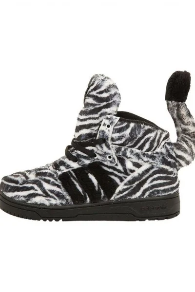 Adidas Originals Jeremy Scott dětské boty Zebra